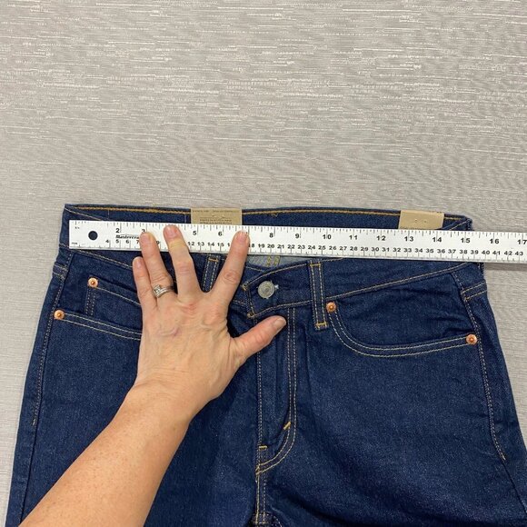 Levi's 514 Jeans Mens 30 x 32 Straight Leg Regular Fit Dark Wash Denim Pants - Picture 5 of 11